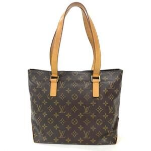 LOUIS VUITTON Authentic Brown Monogram Canvas Piano Tote Bag